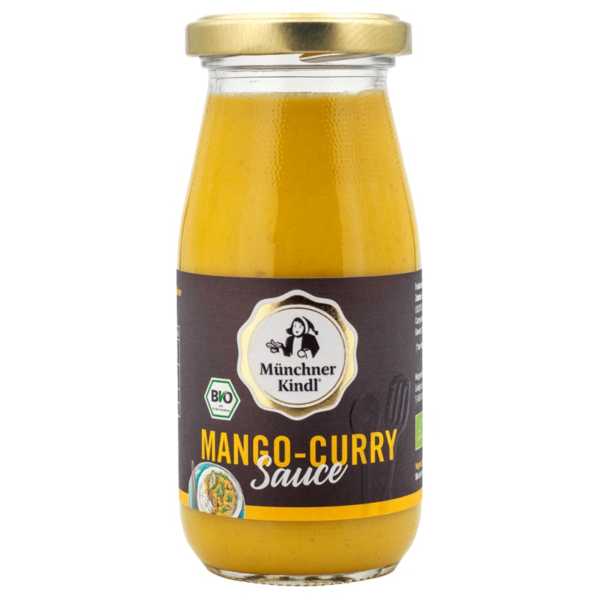 Münchner Kindl' Bio Mango Curry Sauce 250ml
